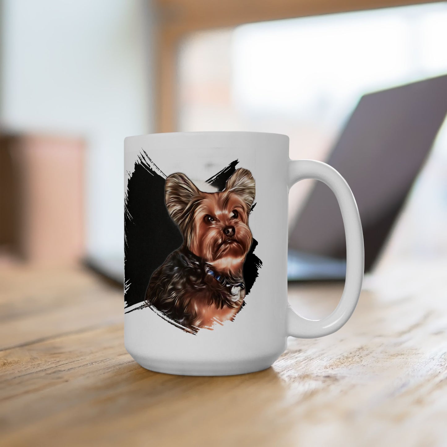 Artistic Ceramic Mug - Unique Coffee Cup for Art Lovers