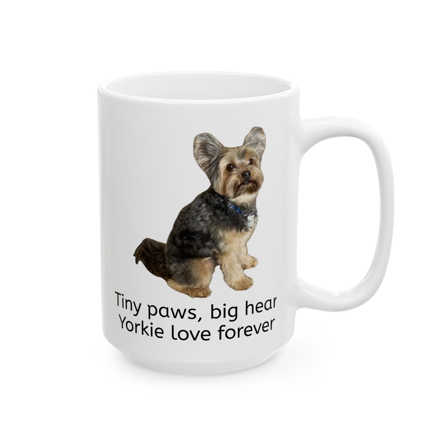 Personalized Dog Lover Mug - Big Hearts Forever! | Ceramic Coffee Cup for Pet Owners