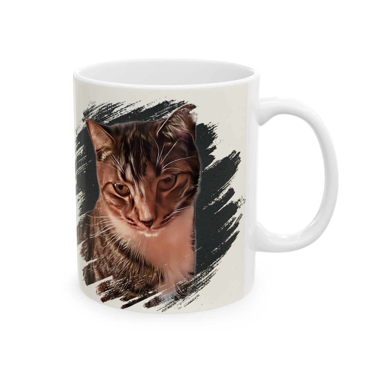 Mug - Adorable Cat, Mysterious and Cute Design, 11oz or 15oz