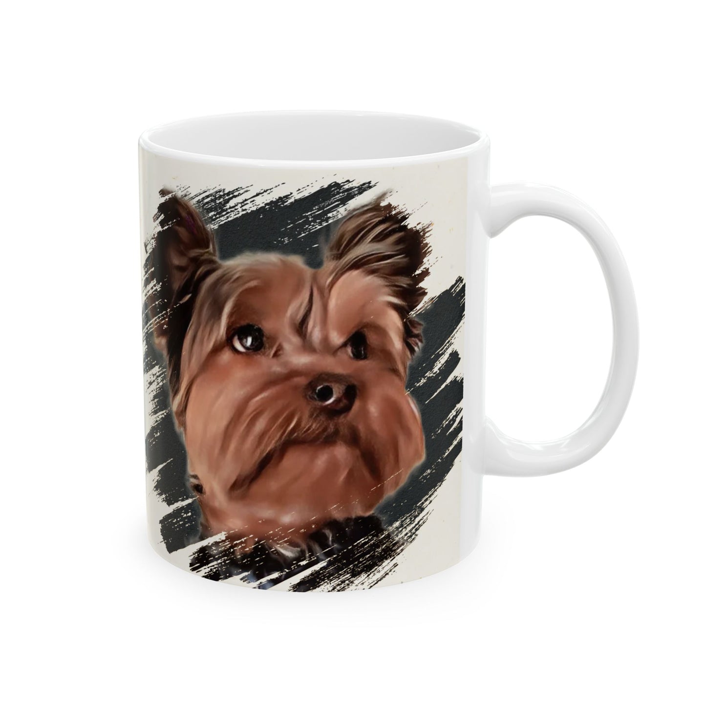Artistic Dog Portrait Ceramic Mug - 11oz & 15oz