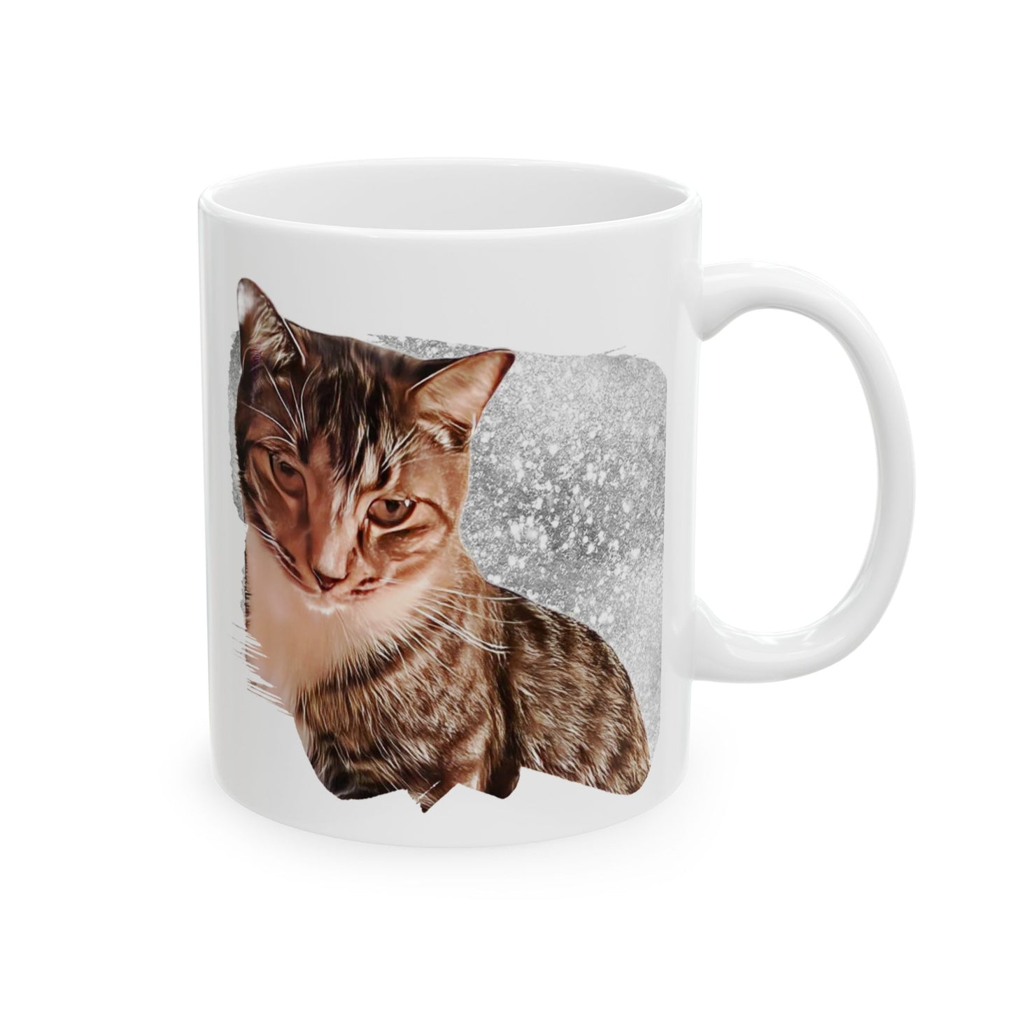 Cute Cat Ceramic Mug | Funny Animal Cup for Cat Lovers | Gift for Pet Owners | Cozy Coffee Tea Mug | Home and Office Decor