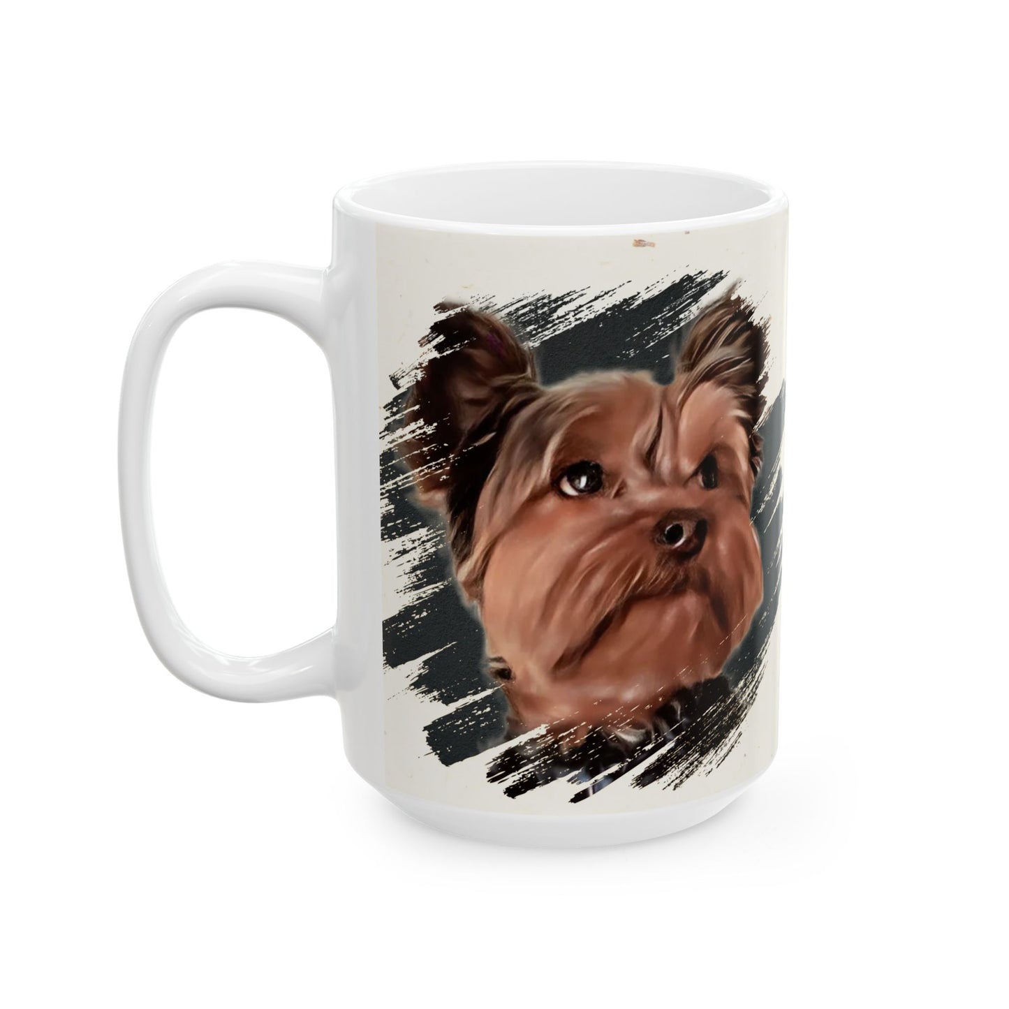 Artistic Dog Portrait Ceramic Mug - 11oz & 15oz