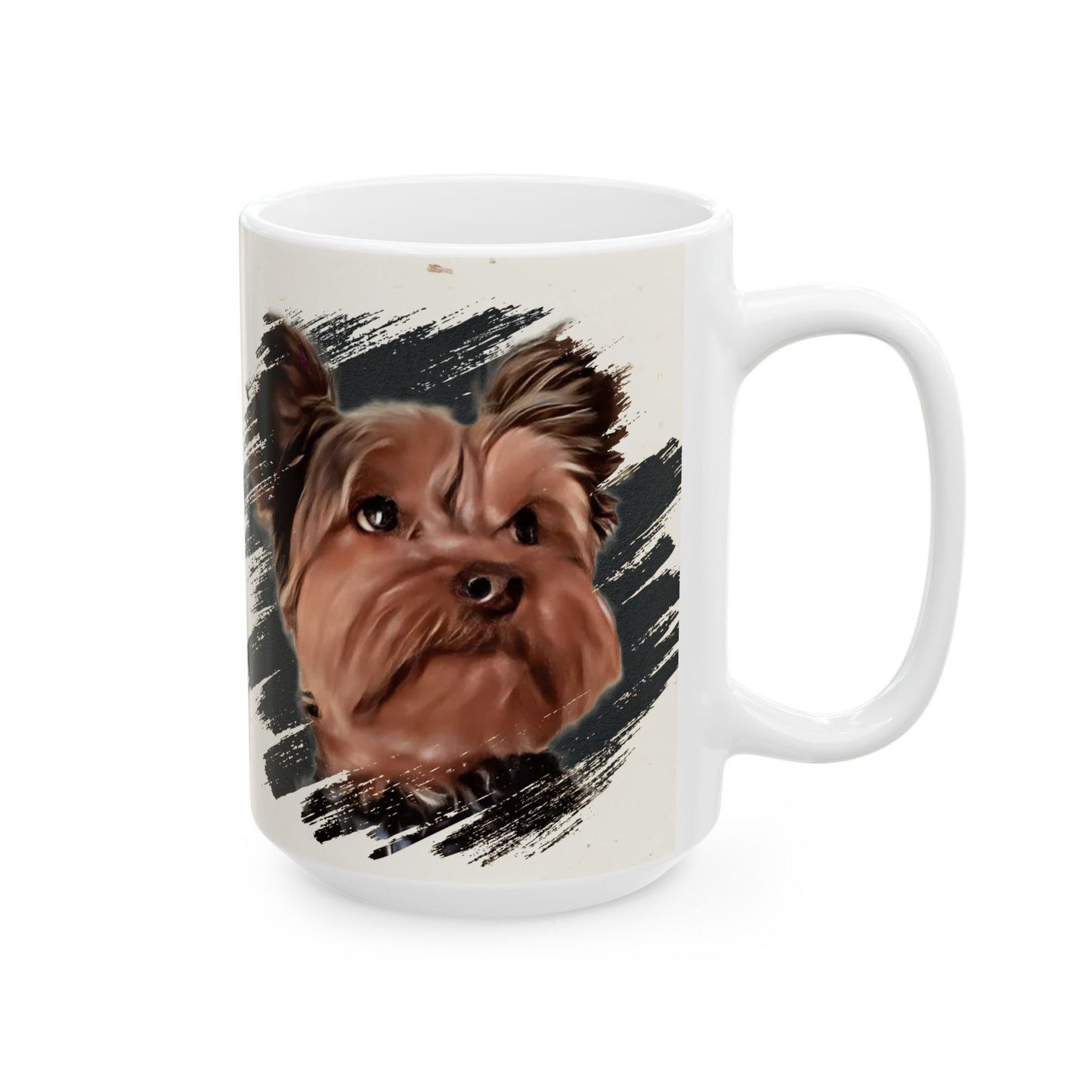 Artistic Dog Portrait Ceramic Mug - 11oz & 15oz