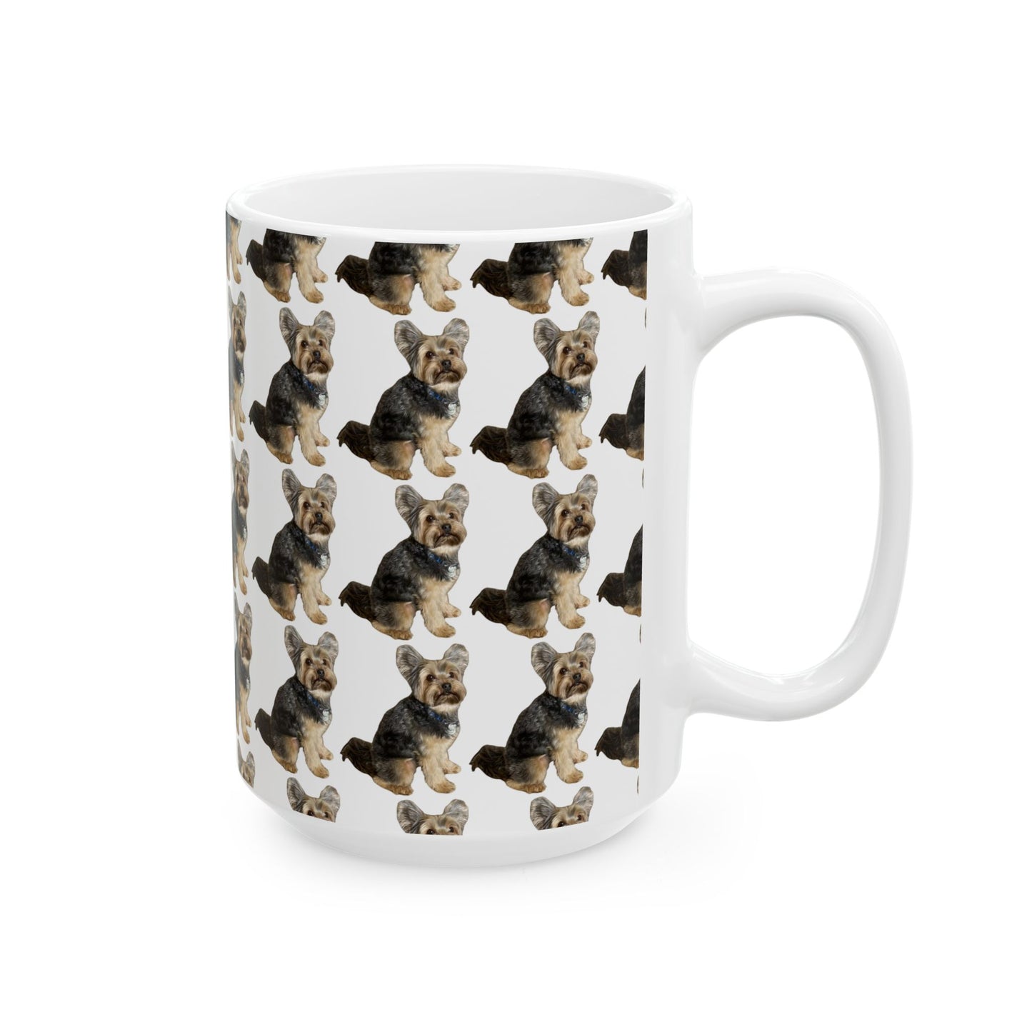 Cute Yorkshire Terrier Ceramic Mug - 11oz & 15oz