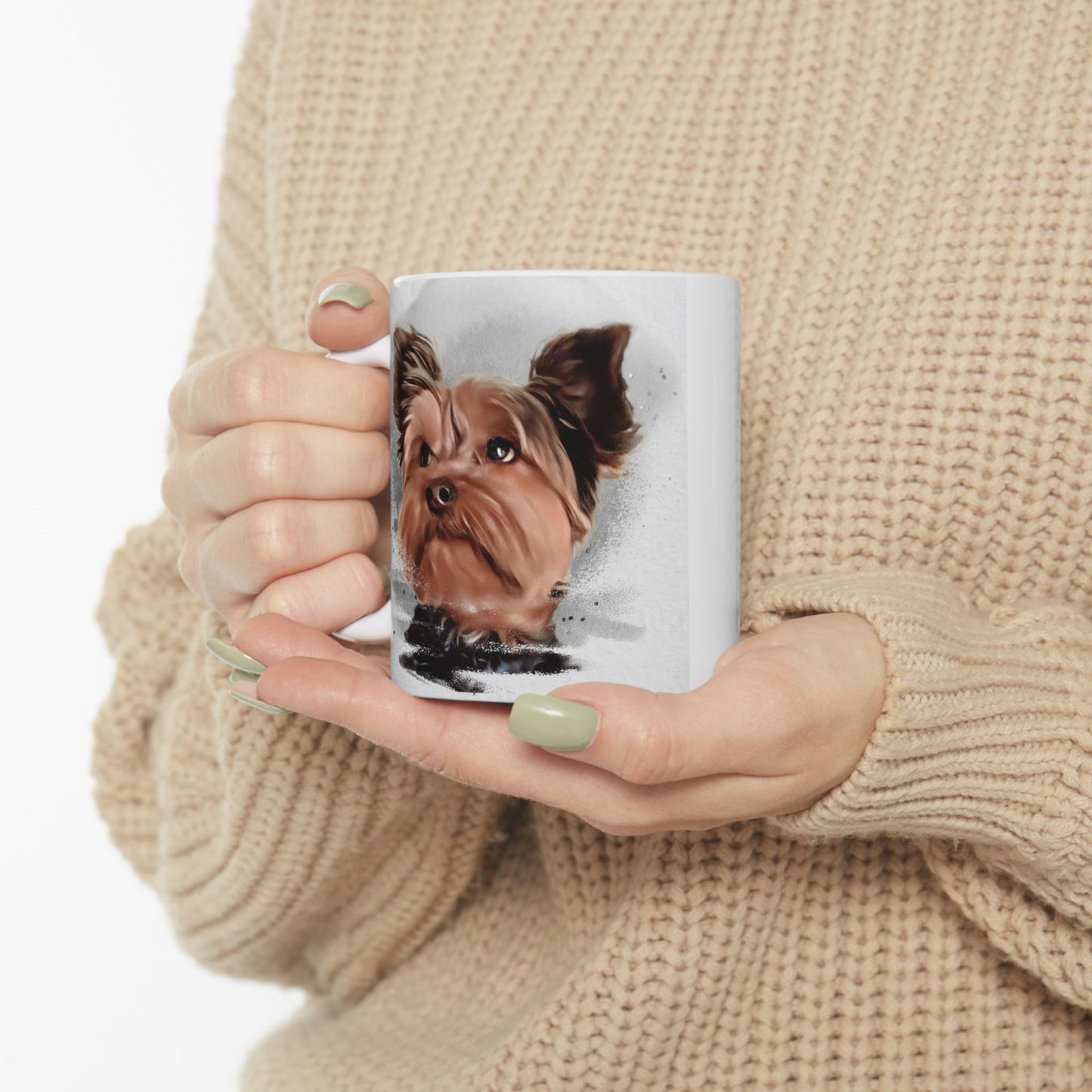 Artistic Ceramic Mug with Unique Design - Perfect Gift for Art Lovers