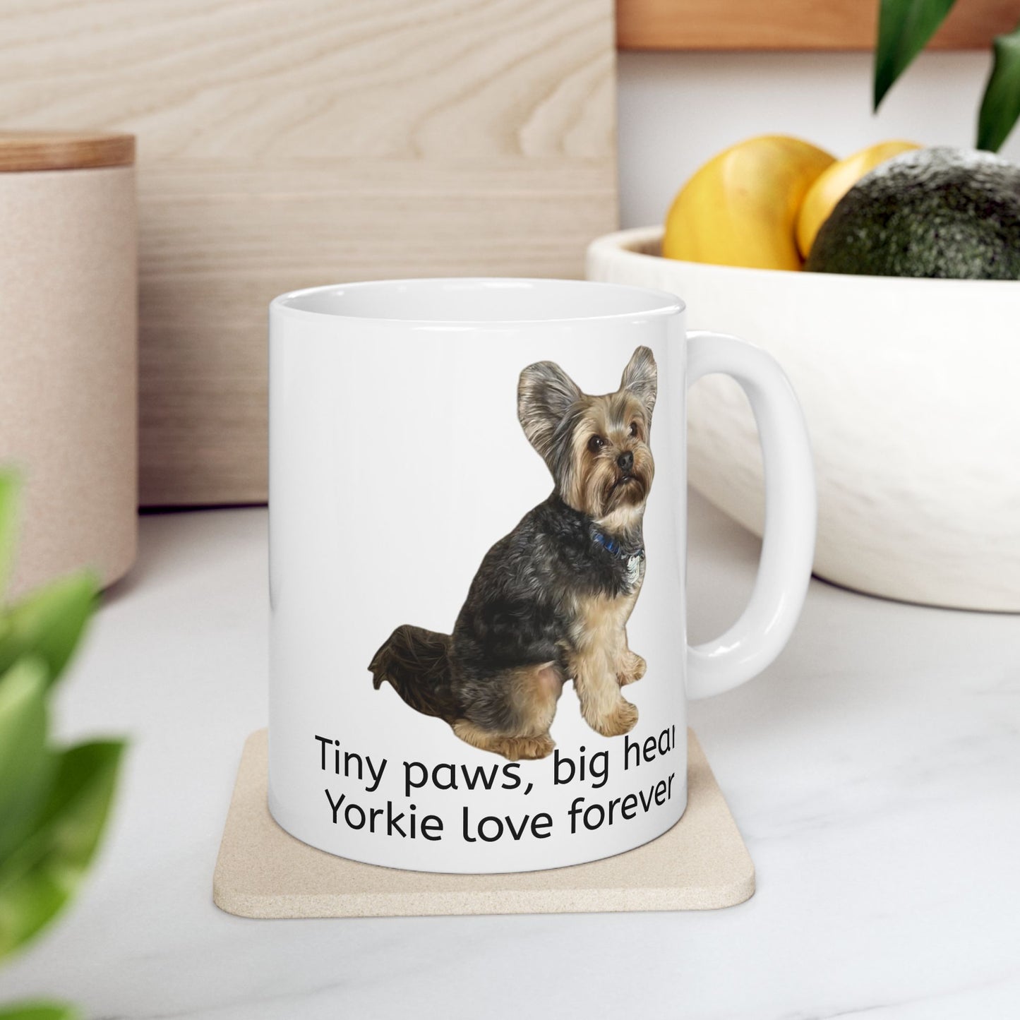 Personalized Dog Lover Mug - Big Hearts Forever! | Ceramic Coffee Cup for Pet Owners
