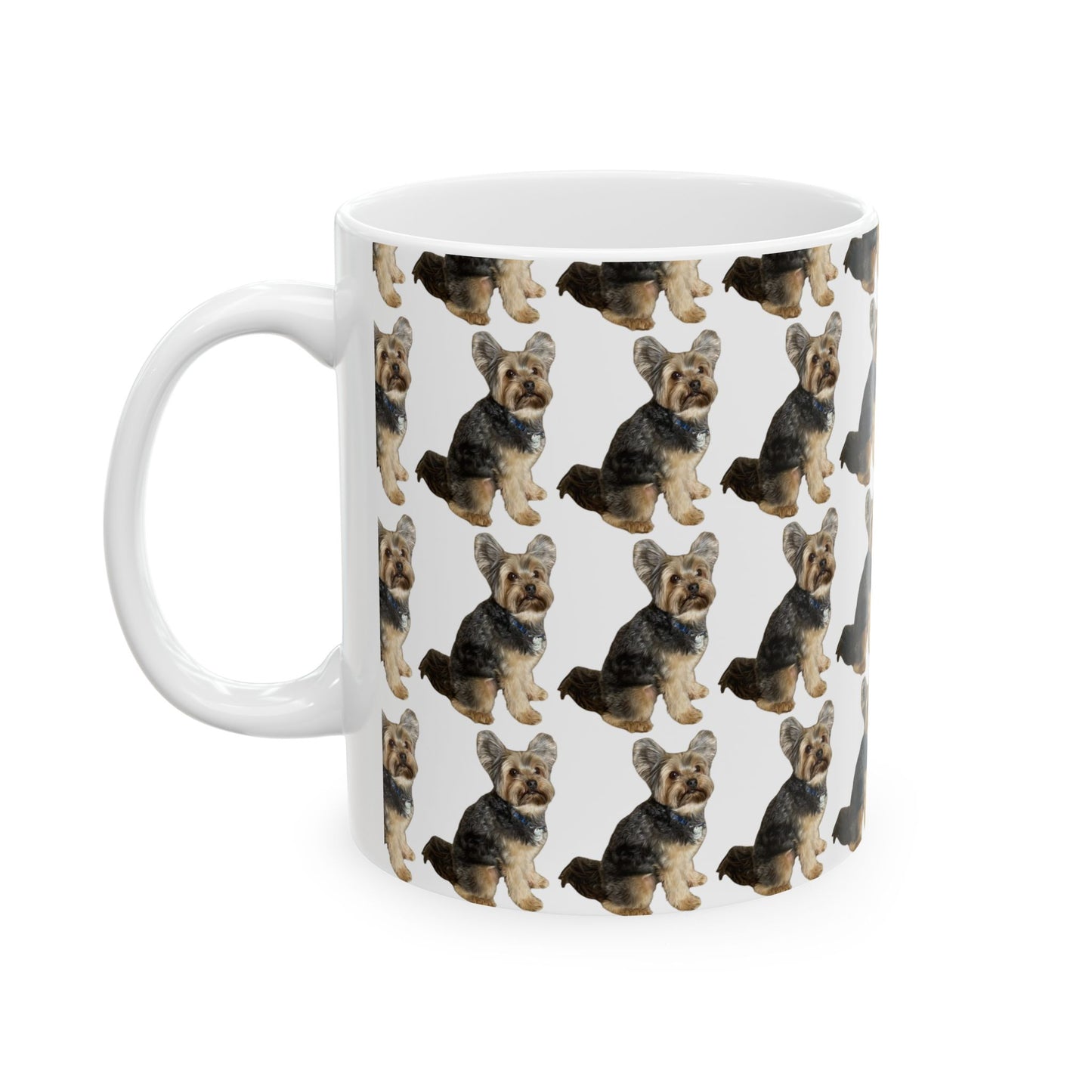 Cute Yorkshire Terrier Ceramic Mug - 11oz & 15oz