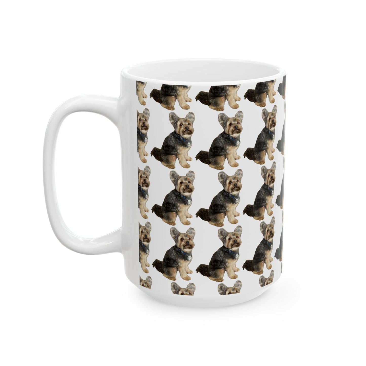 Cute Yorkshire Terrier Ceramic Mug - 11oz & 15oz