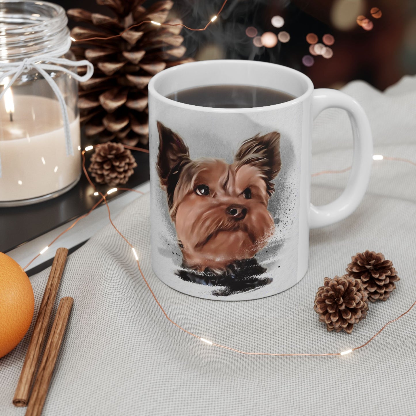 Artistic Ceramic Mug with Unique Design - Perfect Gift for Art Lovers