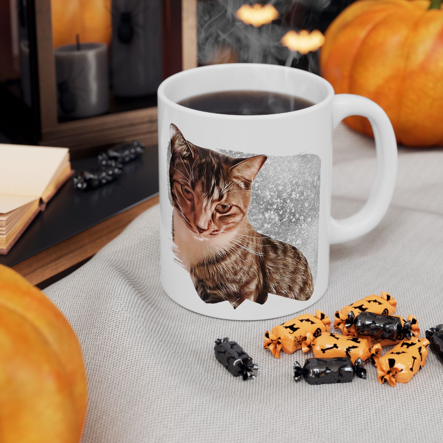 Cute Cat Ceramic Mug | Funny Animal Cup for Cat Lovers | Gift for Pet Owners | Cozy Coffee Tea Mug | Home and Office Decor
