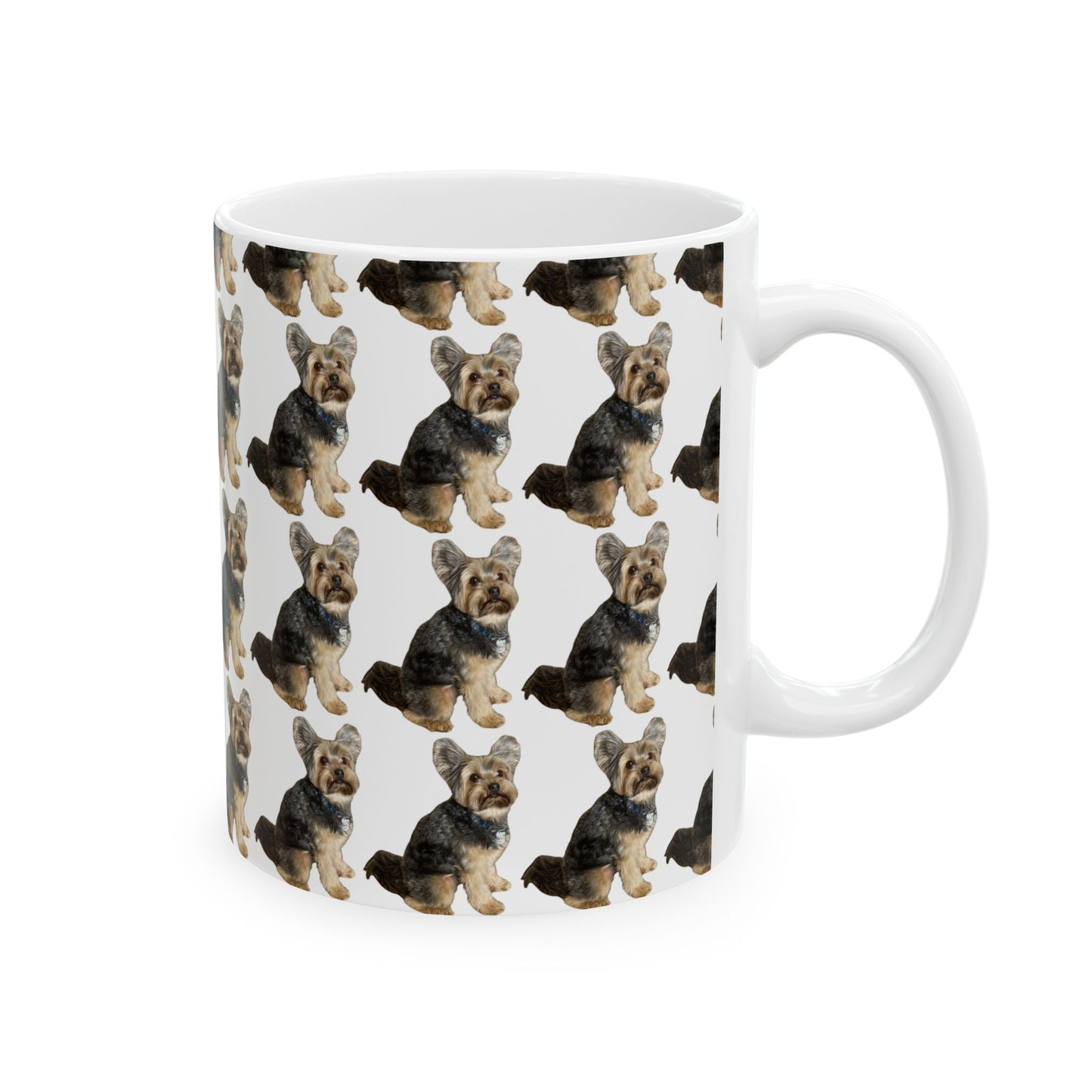 Cute Yorkshire Terrier Ceramic Mug - 11oz & 15oz