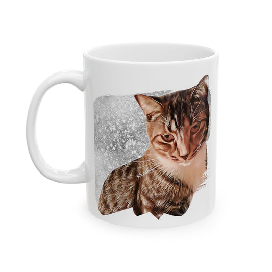 Cute Cat Ceramic Mug | Funny Animal Cup for Cat Lovers | Gift for Pet Owners | Cozy Coffee Tea Mug | Home and Office Decor