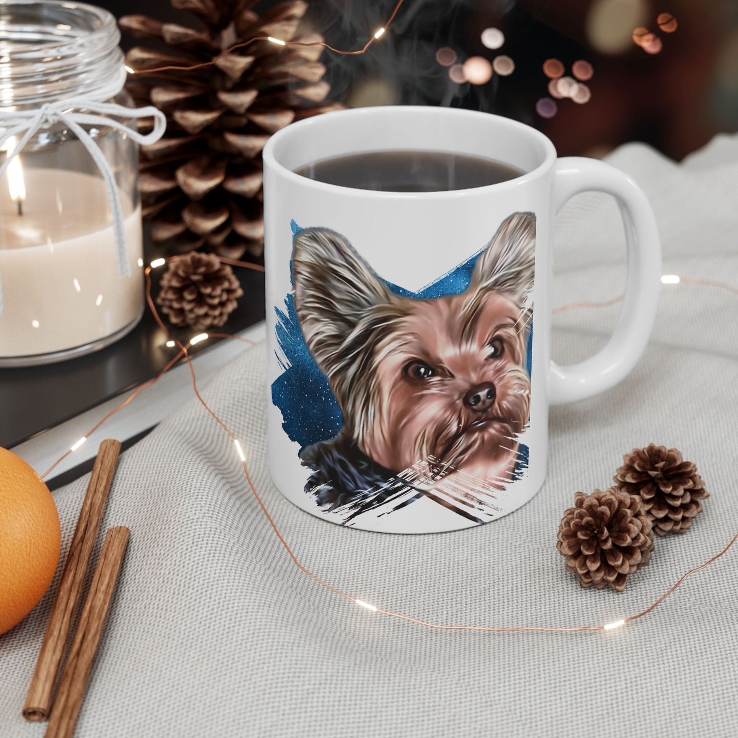 Yorkshire Terrier Ceramic Mug – Adorable Pet Lover Gift | 11oz & 15oz Sizes | Perfect for Dog Enthusiasts