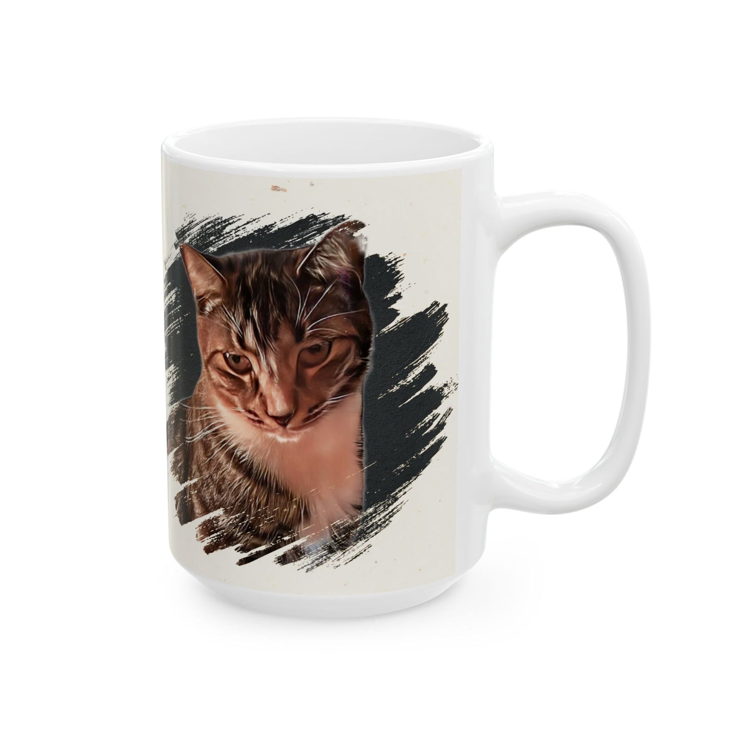 Mug - Adorable Cat, Mysterious and Cute Design, 11oz or 15oz