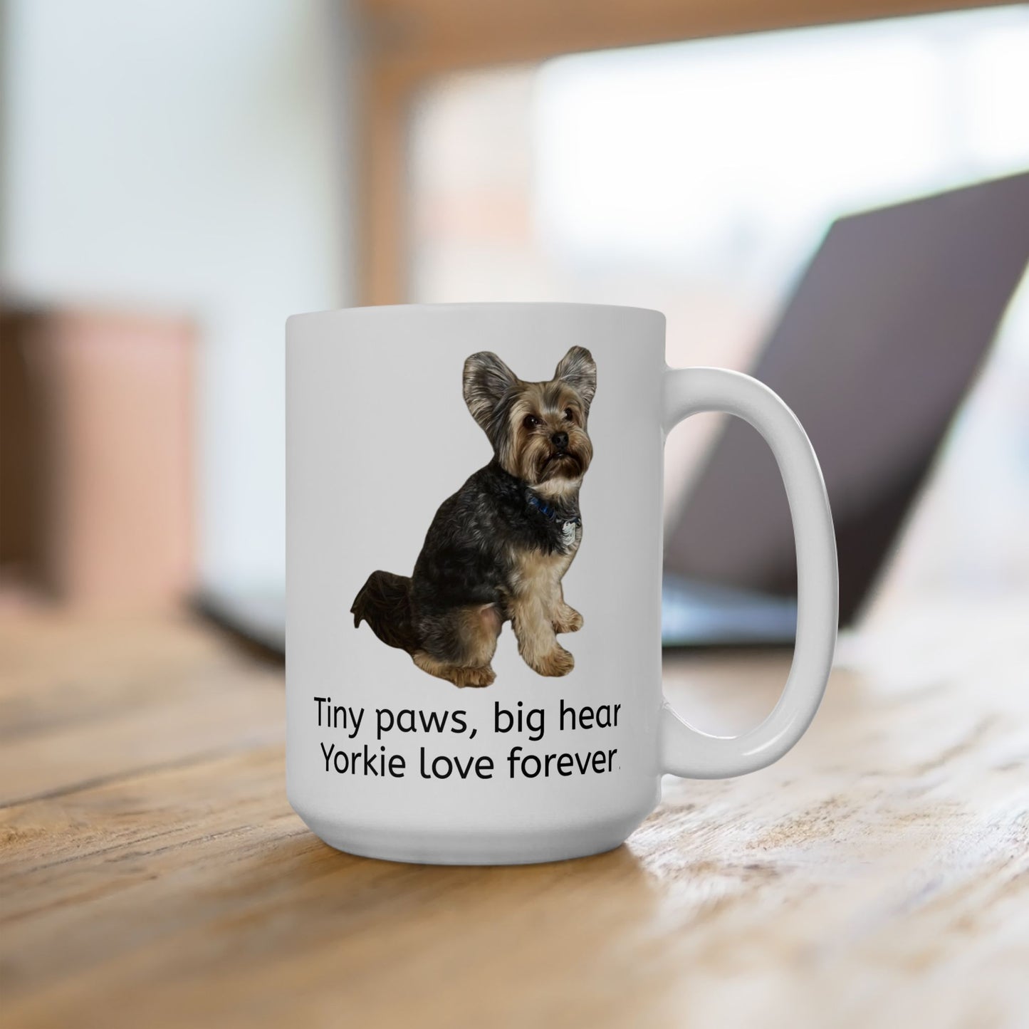 Personalized Dog Lover Mug - Big Hearts Forever! | Ceramic Coffee Cup for Pet Owners
