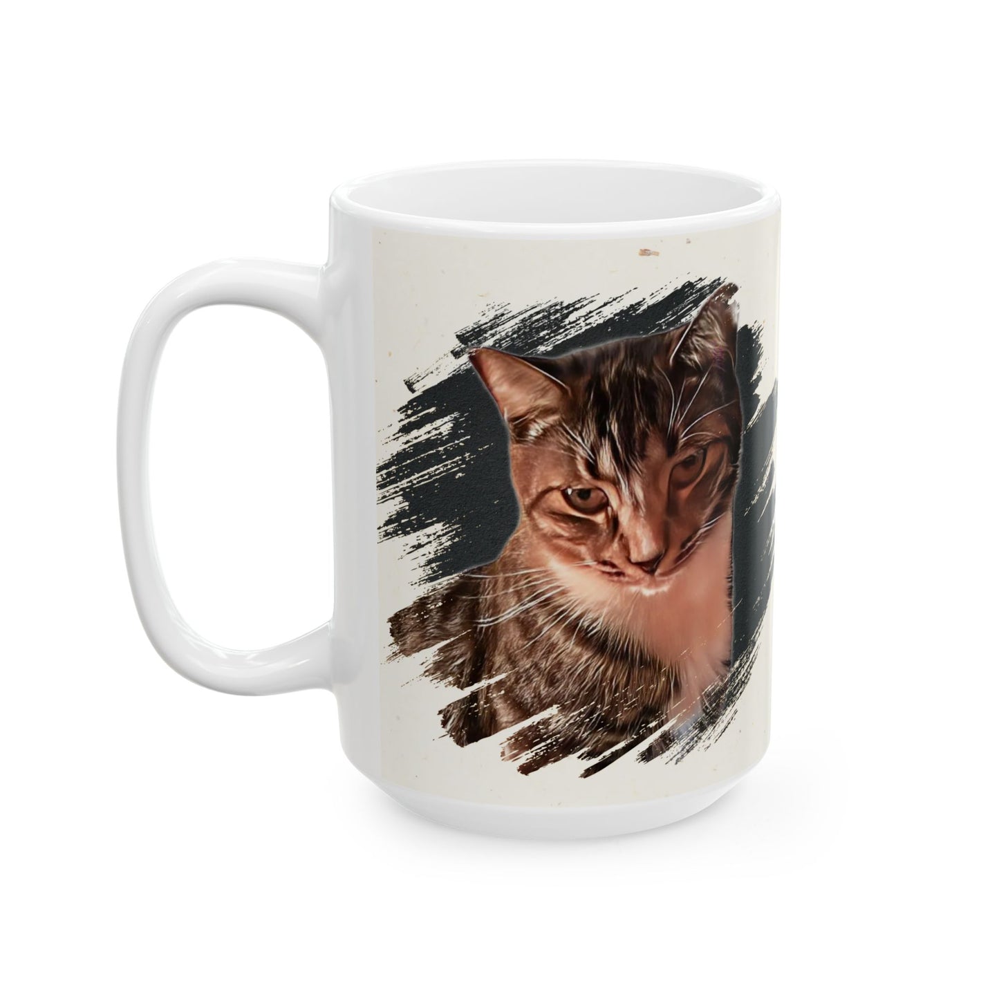 Mug - Adorable Cat, Mysterious and Cute Design, 11oz or 15oz