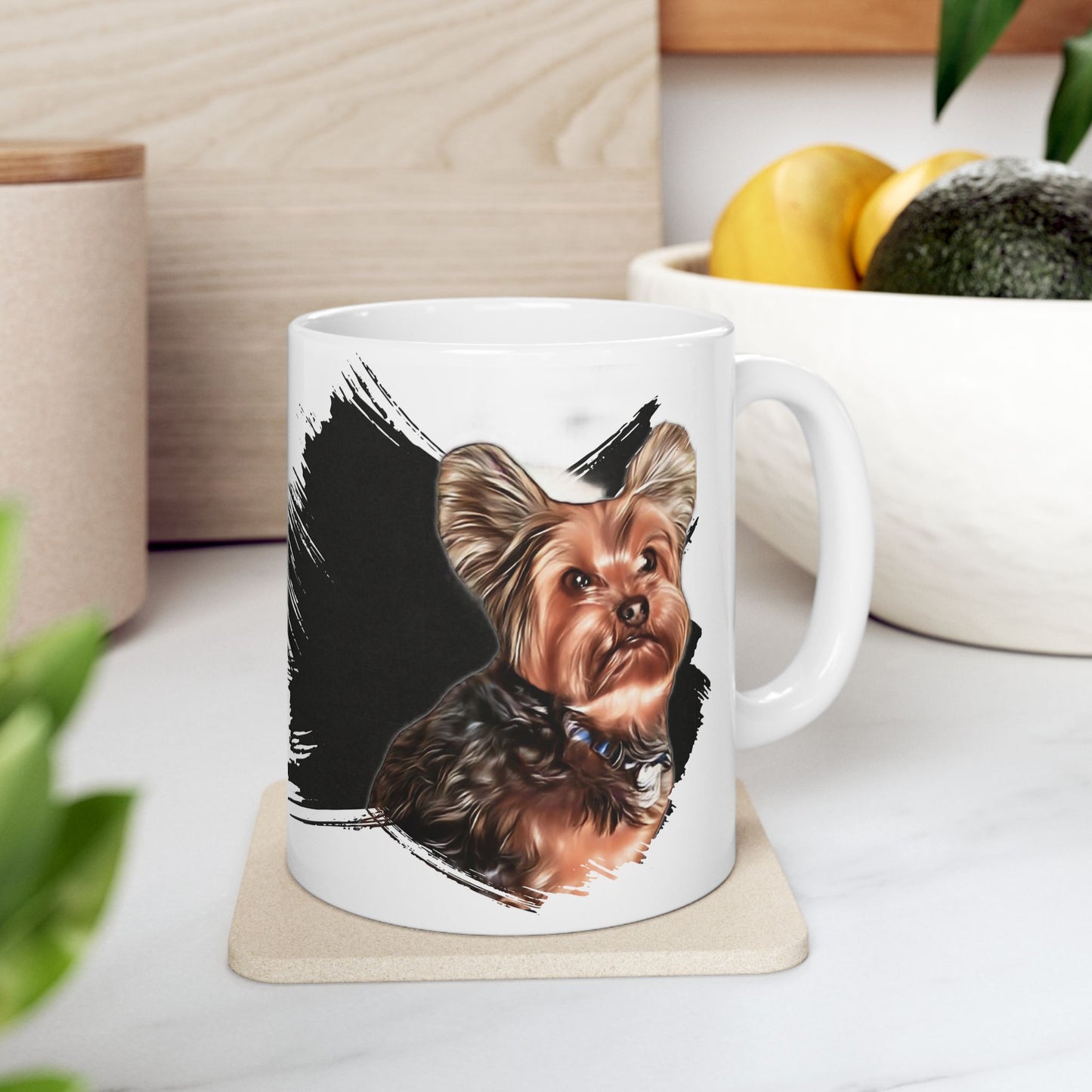 Artistic Ceramic Mug - Unique Coffee Cup for Art Lovers